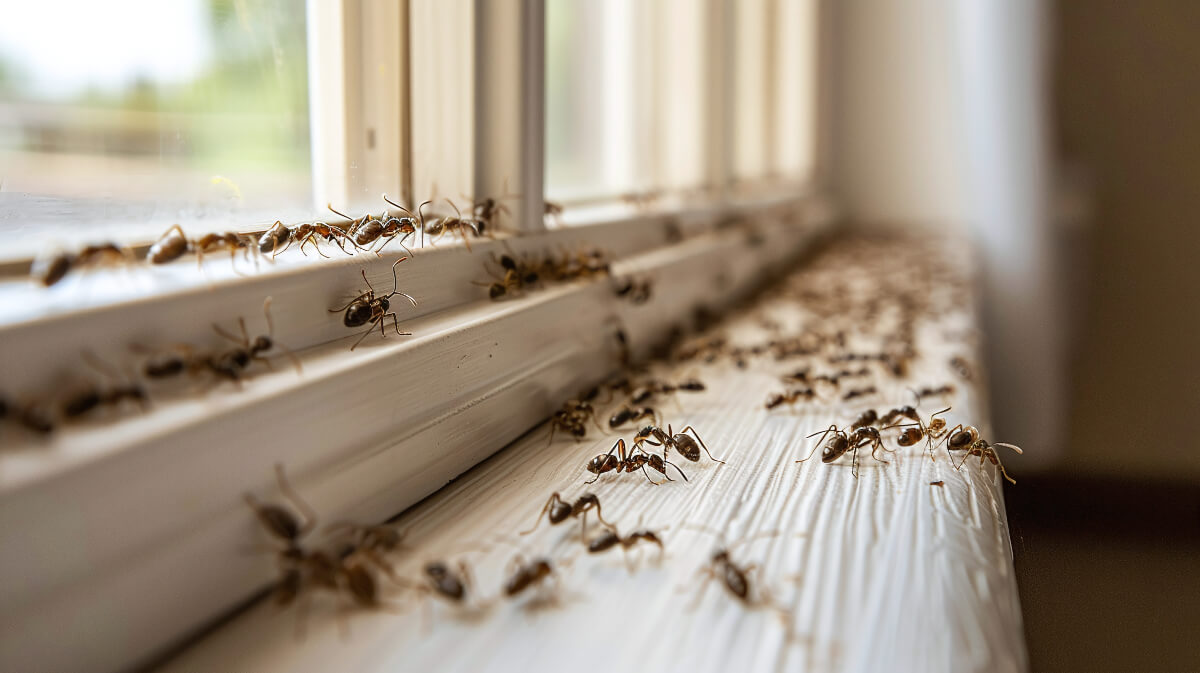 Ant infestation that needs to be rid of